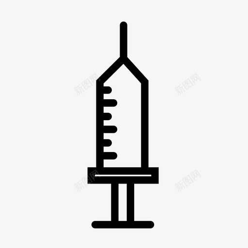 注射器药品医院图标svg_新图网 https://ixintu.com 医院 注射 注射器 疫苗 药品