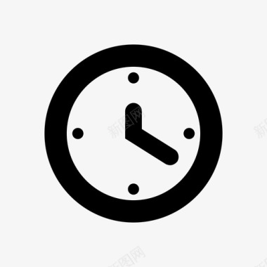 时钟时间启动器图标图标