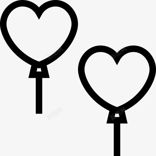 棒棒糖气球秃头图标svg_新图网 https://ixintu.com 心 棒棒糖 气球 浪漫 爱 爱和浪漫线图标 秃头