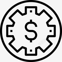 融资流程资金流程银行金融图标高清图片