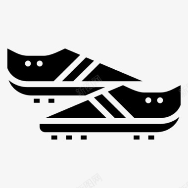 鞋鞋类跑步图标图标