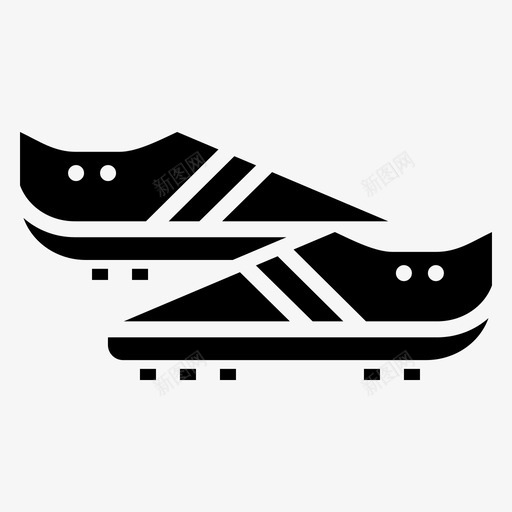 鞋鞋类跑步图标svg_新图网 https://ixintu.com 训练 跑步 运动鞋 野营和户外雕文 鞋 鞋类