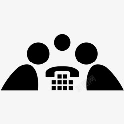 电话免提电话会议电话遥控器图标高清图片