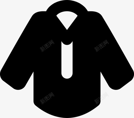 衬衫衣服时尚图标svg_新图网 https://ixintu.com smashicons男装mdsolid 时尚 男士 衣服 衬衫
