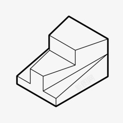 几何形式画法几何模型建筑形式图标高清图片