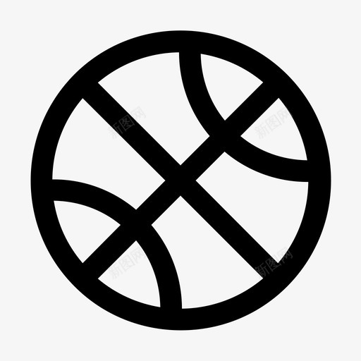 运动篮球游戏图标svg_新图网 https://ixintu.com 游戏 篮球 运动 运动图标 运动球