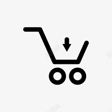 商店购物车重新加载电子商务商店购物车图标图标