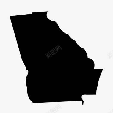 乔治亚州州美国图标图标