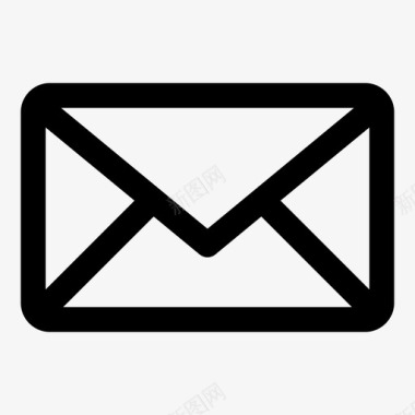 信封封闭式信封电子邮件图标图标