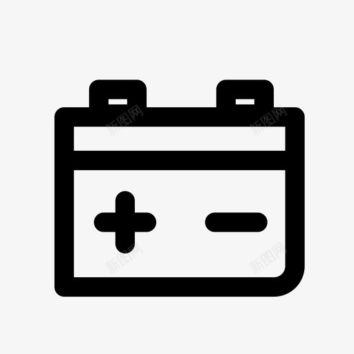 汽车电池充电组织者图标svg_新图网 https://ixintu.com 充电 汽车旅行 汽车电池 电力 组织者