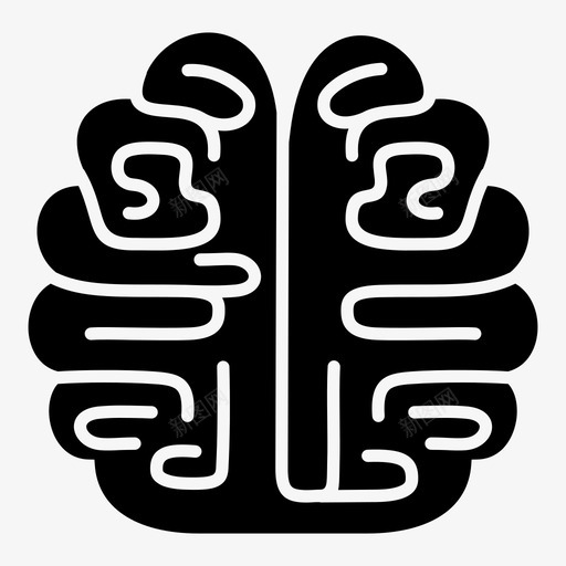 大脑解剖学智力图标svg_新图网 https://ixintu.com 大脑 头脑 智力 解剖学