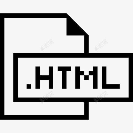 html文件扩展名格式图标svg_新图网 https://ixintu.com html文件 扩展名 文件格式和扩展名 格式