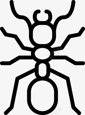 火蚁虫子昆虫图标图标