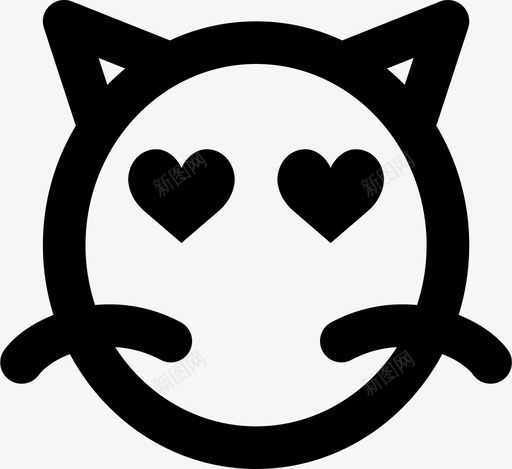 恋爱中表情符号脸图标svg_新图网 https://ixintu.com 恋爱中 漂亮图标表情2md大纲 脸 表情符号