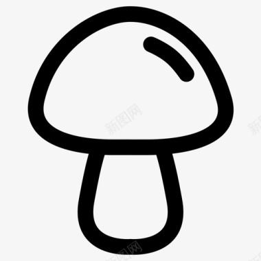 蘑菇牛肝菌烹饪图标图标