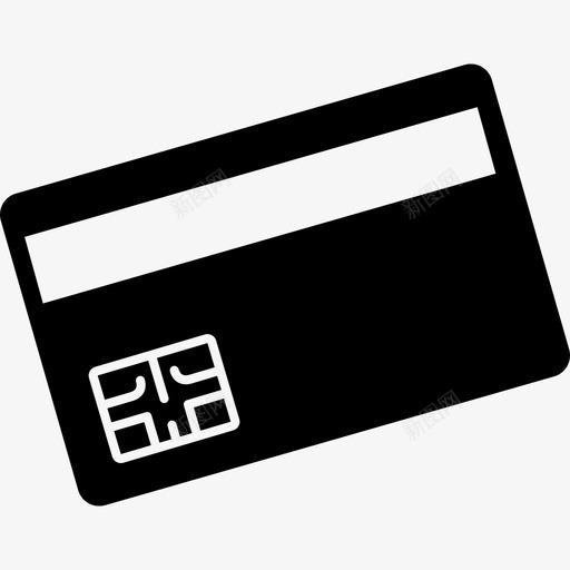 信用卡芯片支付图标svg_新图网 https://ixintu.com 信用卡 塑料 支付 经济 芯片