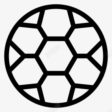 足球体育足球运动图标图标