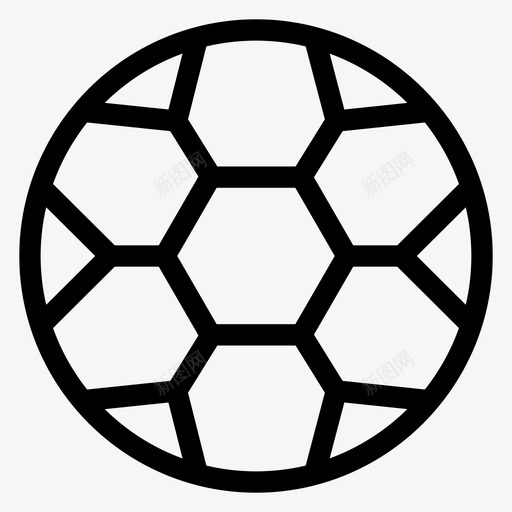 足球体育足球运动图标svg_新图网 https://ixintu.com 体育 足球 足球运动