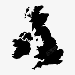 世界地图英国英国爱尔兰地图英格兰苏格兰图标高清图片