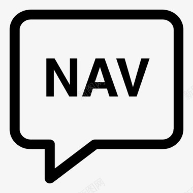 纳瓦霍语气泡语言图标图标