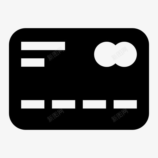 信用卡银行借记卡图标svg_新图网 https://ixintu.com 信用卡 借记卡 银行