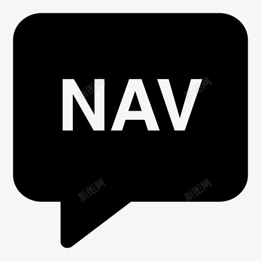 纳瓦霍语气泡语言图标svg_新图网 https://ixintu.com 气泡 纳瓦霍语 语言 语言代码3个字母实心