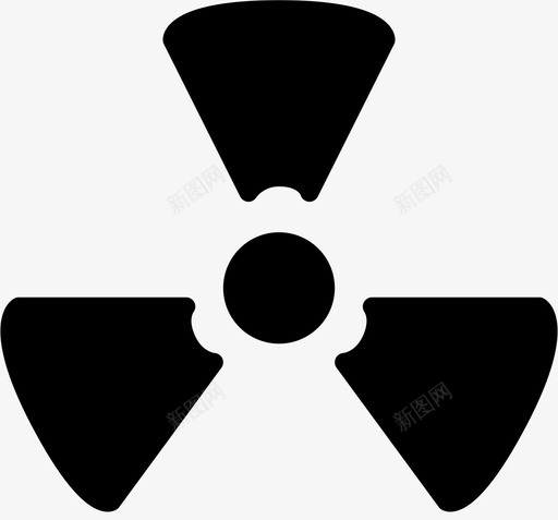 辐射标志生态工业图标svg_新图网 https://ixintu.com 史密克生态固体 工业 生态 辐射标志