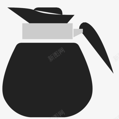 水壶配茶饮料咖啡壶图标图标