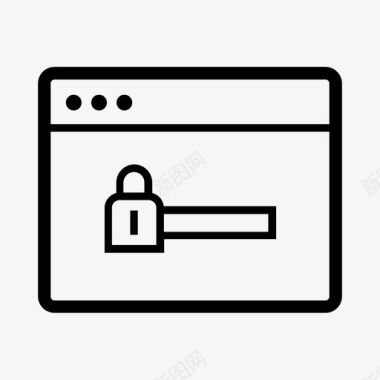 ssl加密认证安全图标图标