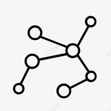 星座天文学物理学图标图标