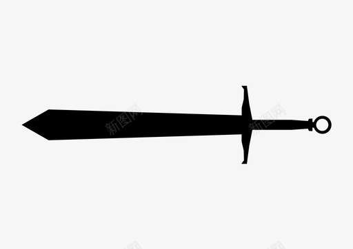 剑骑士中世纪图标svg_新图网 https://ixintu.com 中世纪 剑 武器 骑士