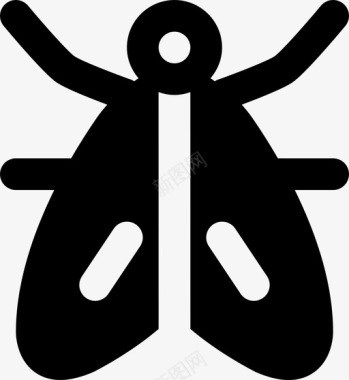 飞蛾虫子昆虫图标图标