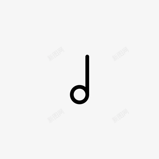 简单的音符音乐声音图标svg_新图网 https://ixintu.com 声音 简单的音符 音乐