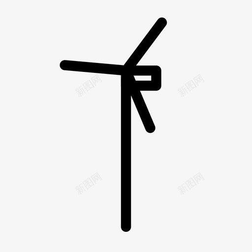 风力涡轮机建筑风力发电厂图标svg_新图网 https://ixintu.com 建筑 建筑物 风力发电厂 风力涡轮机