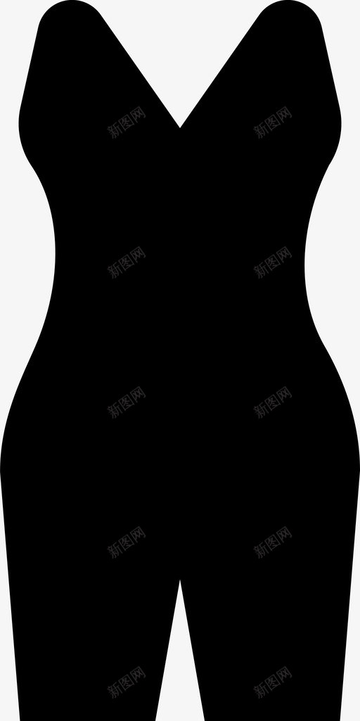 一件式睡衣服装时尚图标svg_新图网 https://ixintu.com 一件式睡衣 女士 时尚 时尚女装 服装