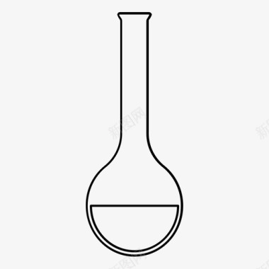 凯氏烧瓶化学玻璃器皿图标图标
