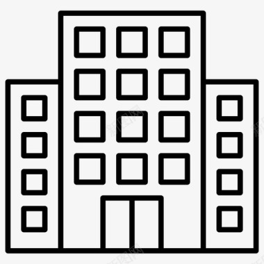 建筑办公楼图标图标