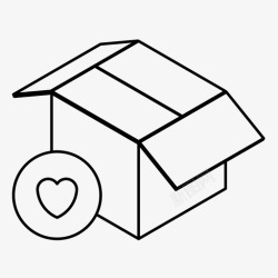 添加储存移动盒子添加到列表送货图标高清图片