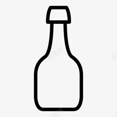 瓶子香水瓶子生产线图标图标