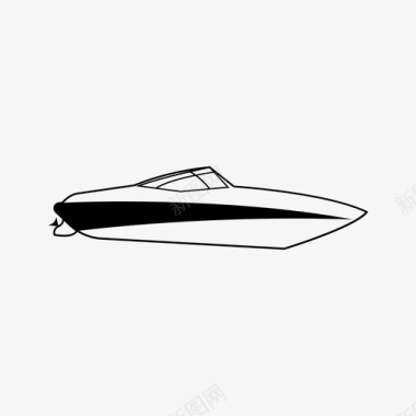 摩托艇动力海图标图标
