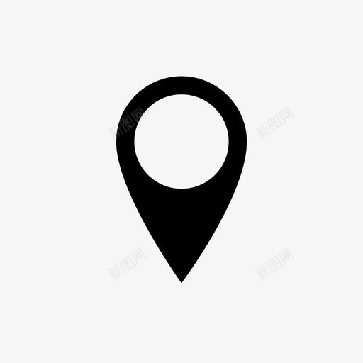 位置地图导航地址图标svg_新图网 https://ixintu.com 位置地图 导航地址