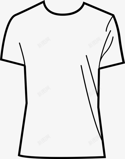 T恤服装电子商务图标svg_新图网 https://ixintu.com T恤 商品 服装 电子商务
