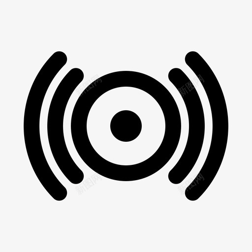警报器警报铃声图标svg_新图网 https://ixintu.com 信号 警报 警报器 铃声