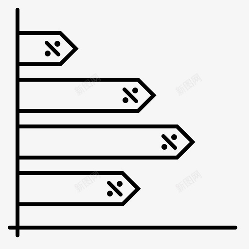 水平图分析性能图标svg_新图网 https://ixintu.com 信息图形元素行 分析 性能 水平图