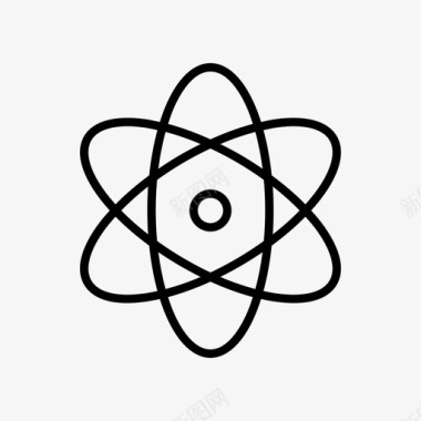 原子轨道科学图标图标