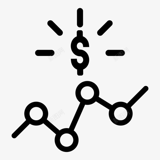 交易回顾收益图表图标svg_新图网 https://ixintu.com 交易 交易回顾 图表 收益 股票