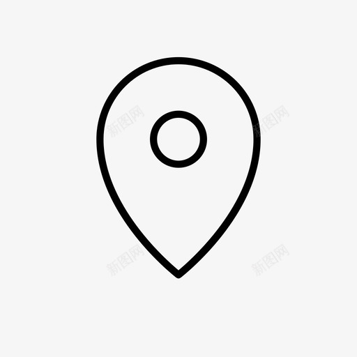 pin地址位置图标svg_新图网 https://ixintu.com pin 位置 地图 地图位置 地址 导航