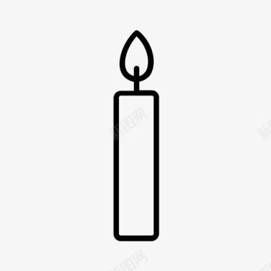蜡烛复活节光明图标图标