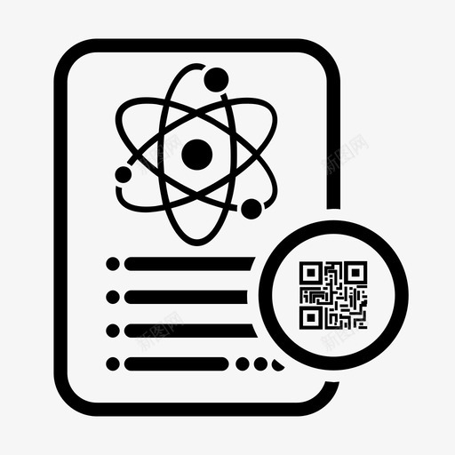 科学文献二维码科技文献二维码编码数据图标svg_新图网 https://ixintu.com 注释 科学文献二维码 科技文献二维码 纸张 编码数据