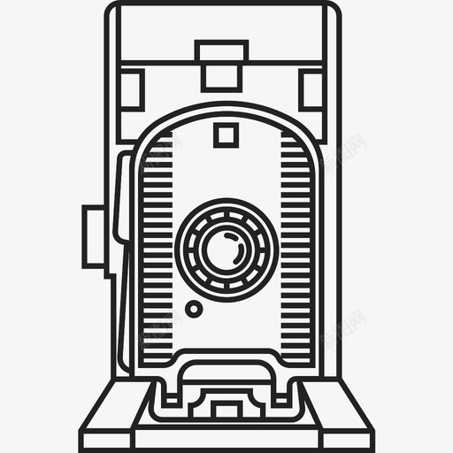 宝丽来95相机图像图标svg_新图网 https://ixintu.com 图像 宝丽来95 照片 相机 镜头